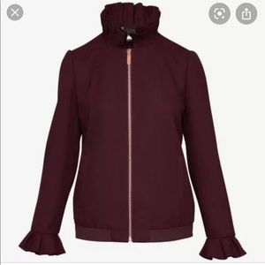 Ted baker Lydian bomber in maroon!